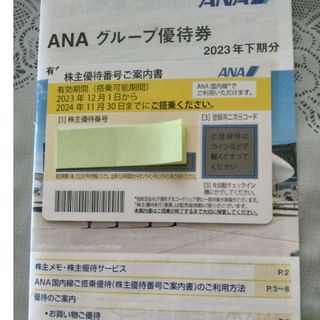 エーエヌエー(ゼンニッポンクウユ)(ANA(全日本空輸))のANA優待券(ショッピング)