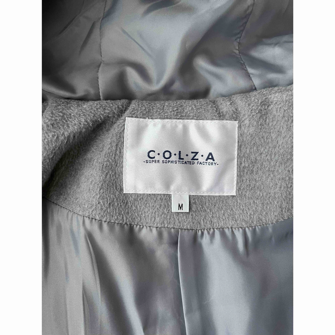 COLZA - Mサイズ COLZA ダッフルコート チャコールグレー の通販 COLZA - Mサイズ COLZA ダッフルコート チャコールグレー の通販