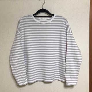 ショコラフィネローブ(chocol raffine robe)のショコラフィネロープ　ボーダーロンT(Tシャツ/カットソー(七分/長袖))