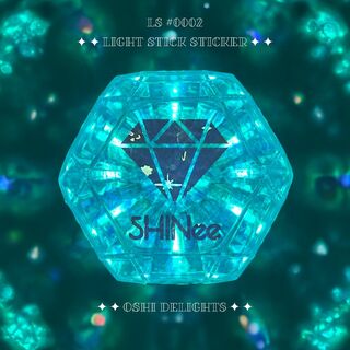 シャイニー(SHINee)のSHINee オニュ オンユ ONEW ペンライト ホログラムステッカー(アイドルグッズ)