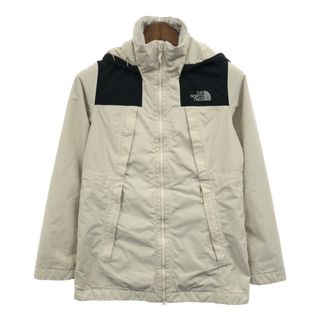 ザノースフェイス(THE NORTH FACE)のTHE NORTH FACE ノースフェイス マウンテンパーカー アウトドア ワンポイント アイボリー (レディース M) 中古 古着 Q8278(その他)