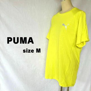 PUMA - PUMA プーマ スポーツTシャツ 黄色 イエロー M