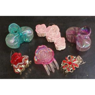 未使用バレッタ🌹6個セット(バレッタ/ヘアクリップ)