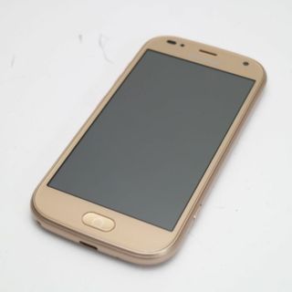 フジツウ(富士通)の新品同様 F-01L らくらくスマートフォン me ゴールド  M333(スマートフォン本体)