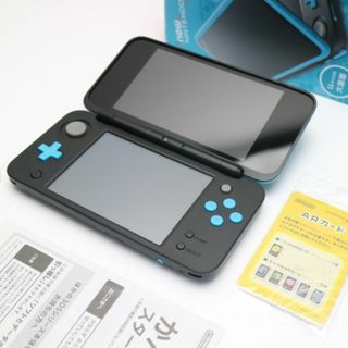 ニンテンドー3DS(ニンテンドー3DS)の超美品 NEWニンテンドー2DS LL ブラック×ターコイズ  M333(携帯用ゲーム機本体)