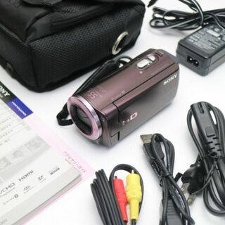ソニー(SONY)の良品中古 HDR-CX270V ボルドーブラウン  M333(ビデオカメラ)