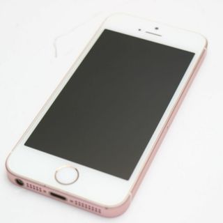 アイフォーン(iPhone)の超美品 SIMフリー iPhoneSE 16GB ローズゴールド  M333(スマートフォン本体)