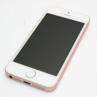 アイフォーン(iPhone)の超美品 SIMフリー iPhoneSE 16GB ローズゴールド  M333(スマートフォン本体)