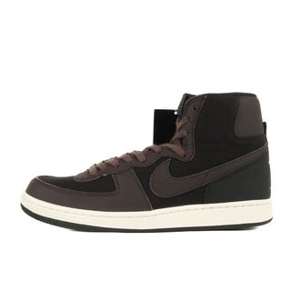 ナイキ(NIKE)の新品 NIKE ナイキ サイズ:28.0cm TERMINATOR HIGH SE VELVET BROWN (FD0651-001) ターミネーター ハイ ブラック ベルベットブラウン US10 ハイカット スニーカー シューズ 靴【メンズ】(スニーカー)