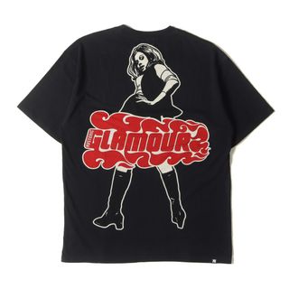 ヒステリックグラマー(HYSTERIC GLAMOUR)のHYSTERIC GLAMOUR ヒステリックグラマー Tシャツ サイズ:M 0SS VIXEN GIRL オーバー サイズ クルーネック 半袖Tシャツ ガール ウーマン ビッグシルエット ブラック 黒 日本製 トップス カットソー【メンズ】【中古】(Tシャツ/カットソー(半袖/袖なし))