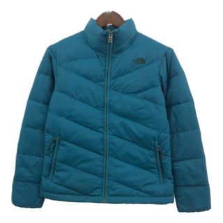 ザノースフェイス(THE NORTH FACE)のTHE NORTH FACE ノースフェイス ダウンジャケット アウトドア 防寒 グリーン (レディース S) 中古 古着 Q8291(ダウンジャケット)