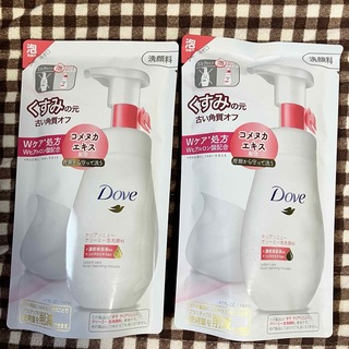 ダヴ(Dove（Unilever）)のダヴ　クリアリニュー　クリーミー泡洗顔料　詰替 2個セット(洗顔料)