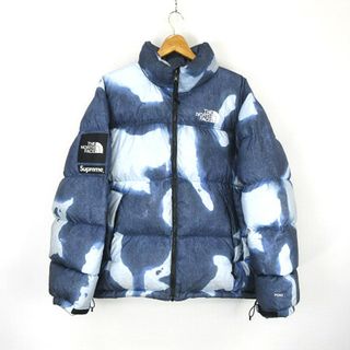 Supreme - SUPREME Bleached Denim Print ヌプシジャケットTNF