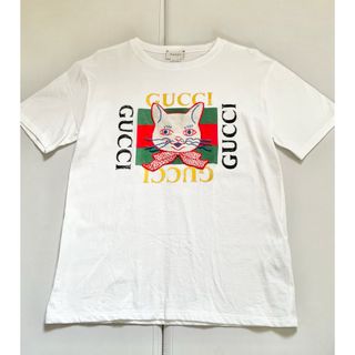 グッチ(Gucci)のGUCCI ヒグチユウココラボ 猫刺繍Tシャツ(Tシャツ(半袖/袖なし))