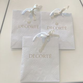 コスメデコルテ(COSME DECORTE)のCOSME DECORTE ショップバック 2枚組 紙袋 ショッパー(ショップ袋)