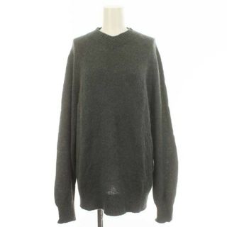 エイトン V-NECK SWEATER ニット セーター 長袖 アルパカ 緑(ニット/セーター)