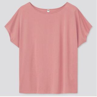 ユニクロ(UNIQLO)のドレープクルーネックＴ☆ＸＬサイズ(Tシャツ(半袖/袖なし))