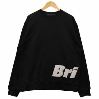 エフシーアールビー(F.C.R.B.)のF.C.R.B. エフシーアールビー 23AW 品番 FCRB-232080 Side Logo Crewneck SWEAT スウェット ブラック サイズXL 正規品 / 34426(スウェット)