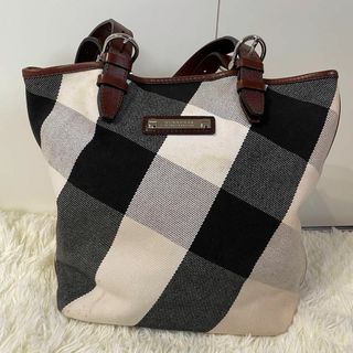 バーバリー(BURBERRY)の【高級】バーバリープローサム　エスタブリッシュ　ノバチェック　トートバッグ(トートバッグ)