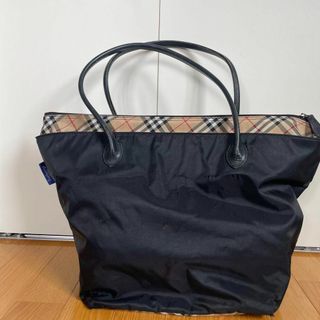 バーバリー(BURBERRY)のバーバリーブリーレーベル　トートバッグ　ハンドバッグ　ナイロン　ノバチェック　舟(トートバッグ)