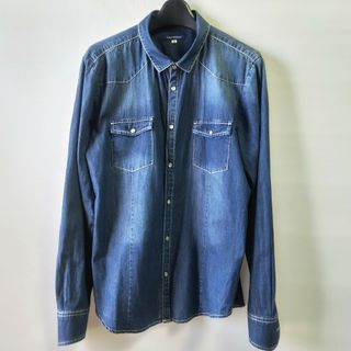 URBAN RESEARCH - アーバンリサーチ デニムシャツ ブルー メンズ 38 長袖シャツ ジーンズ