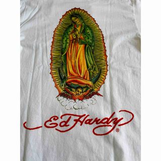 エドハーディー(Ed Hardy)のEd Hardy エドハーディ　マリア　Tシャツ　両面プリント　バックプリント(Tシャツ/カットソー(半袖/袖なし))