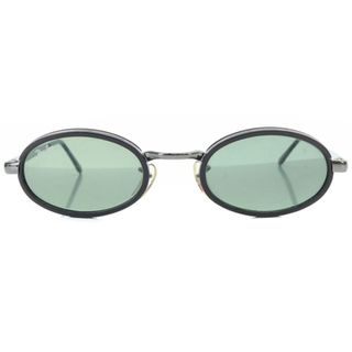 Ray-Ban - レイバン フルリム ラウンド サングラス 黒 シルバー色 RB3123