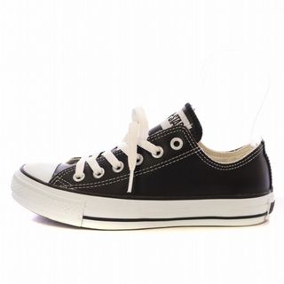 コンバース(CONVERSE)のコンバース LEA レザーオールスター OX スニーカー シューズ 4.5 黒(スニーカー)