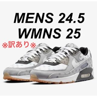 ナイキ(NIKE)の※訳あり※ AIR MAX 90 エアマックス90 ホワイトポルカ ドット 水玉(スニーカー)