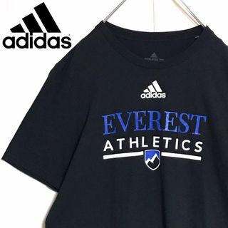 アディダス(adidas)の【人気デザイン】アディダス　プリントロゴTシャツ　ブラック　K980(Tシャツ/カットソー(半袖/袖なし))