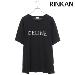 セリーヌ(celine)のセリーヌバイエディスリマン  2X800501F チェッカースタッズロゴルーズフィットTシャツ メンズ XL(Tシャツ/カットソー(半袖/袖なし))