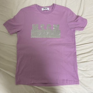 エムエスジイエム(MSGM)のmsgm tシャツ　シルバーロゴ(Tシャツ(半袖/袖なし))
