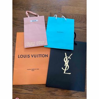 ルイヴィトン(LOUIS VUITTON)のヴィトン、ティファニー、サンローラン、ミュウミュウ　紙袋(ショップ袋)