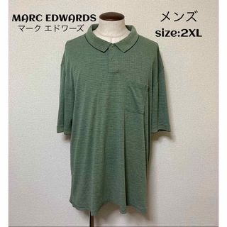 MARC EDWARDS マーク エドワーズ ポロシャツ USA輸入古着 2XL(ポロシャツ)