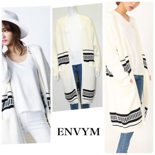 アンビー(ENVYM)のENVYM ニットカーディガン(カーディガン)