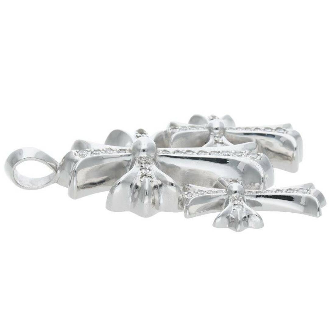 Chrome Hearts - クロムハーツ 18K 3 CH CRS SML P DMNDトリプル Chrome Hearts - クロムハーツ 18K 3 CH CRS SML P DMNDトリプル