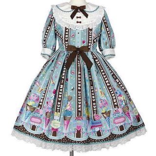 アンジェリックプリティー(Angelic Pretty)のIce Cream Parlor ワンピース Angelic Pretty(ひざ丈ワンピース)