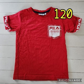 フィラ(FILA)のFILA　半袖　赤　120(Tシャツ/カットソー)