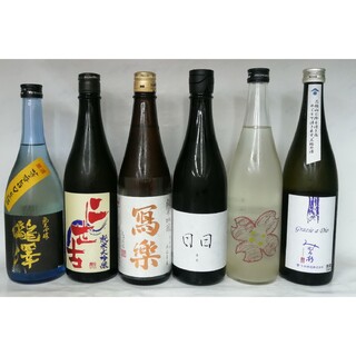 厳撰日本酒四合瓶×6本(日本酒)