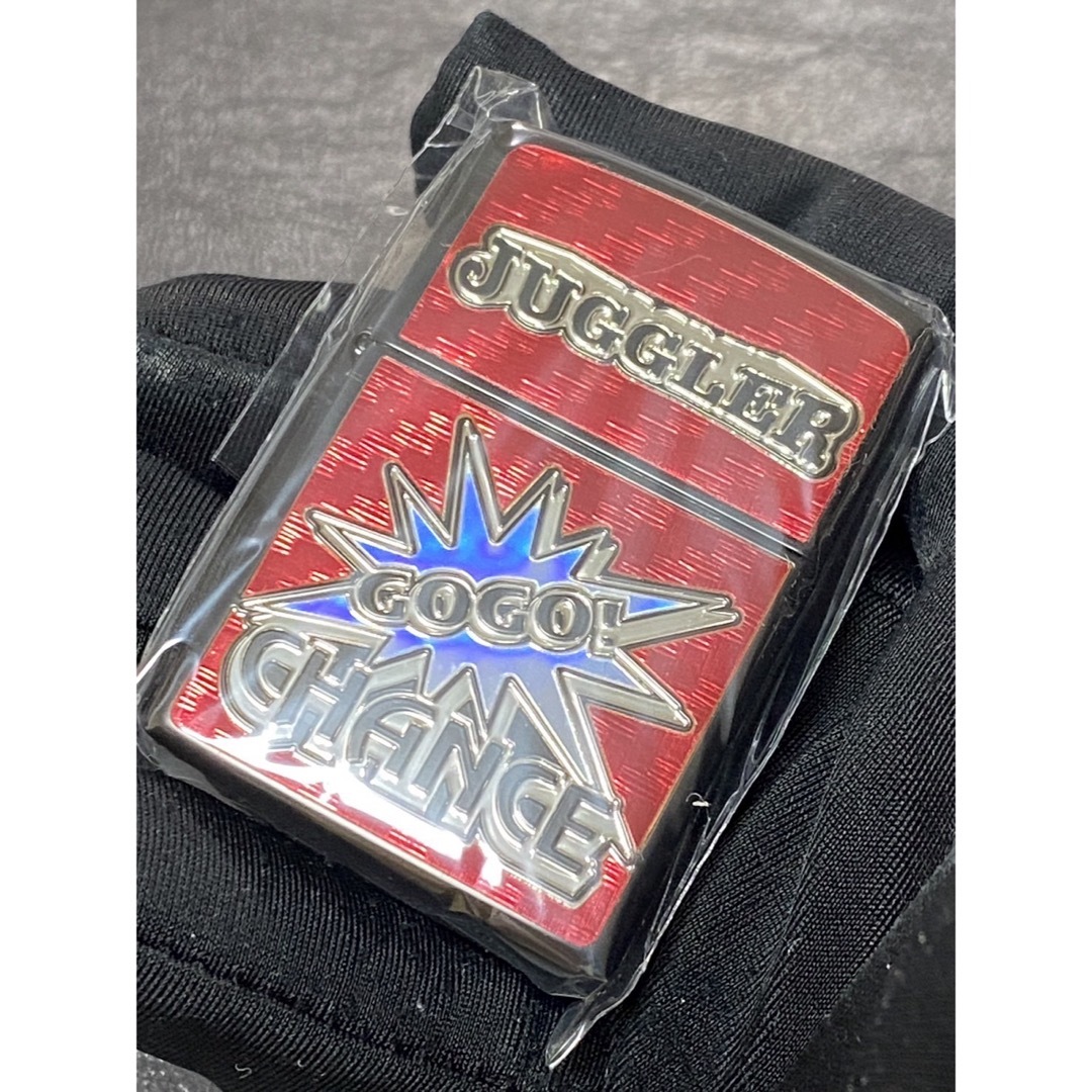 zippo ジャグラー カーボン 特殊加工 レッド 両面デザイン 2023年製 zippo ジャグラー カーボン 特殊加工 レッド 両面デザイン 2023年製