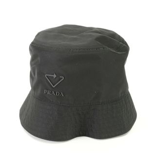 プラダ(PRADA)の新品同様 プラダ Re-Nylon テスート ナイロン バケット ハット 帽子 定番 2HC137 Lサイズ メンズ レディース ENT 1128-E42(ハット)