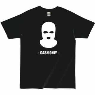 ギルタン(GILDAN)のTB-137  CASH ONLY 強盗 目出し帽(Tシャツ/カットソー(半袖/袖なし))