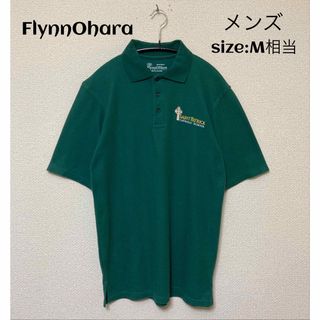 FlynnOhara ポロシャツ USA輸入古着 M相当(ポロシャツ)