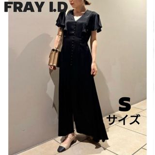 FRAY I.D - 【匿名配送 美品】フレイアイディー フリルスリーブサテンタックワンピース リボン