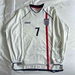 アンブロ(UMBRO)の2002 Umbro England National Team No.07(Tシャツ/カットソー(七分/長袖))