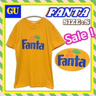 ジーユー(GU)の【美品】FANTA ファンタ 半袖 Tシャツ S トップス GU(Tシャツ/カットソー(半袖/袖なし))