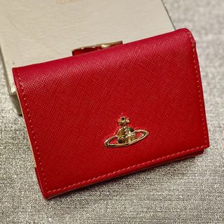 ヴィヴィアンウエストウッド(Vivienne Westwood)のVivienne Westwood  三つ折り　財布　ピンク　レザー　未使用品　(財布)