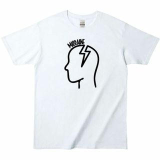 ギルタン(GILDAN)のTW-140  MIGRAINE 偏頭痛 低気圧(Tシャツ/カットソー(半袖/袖なし))