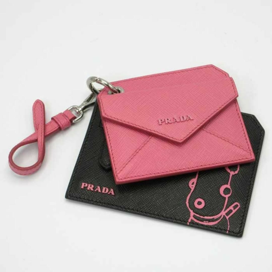 PRADA - 【新品】プラダ 1TL360 SAFFIANO C.6X2X / NERO+BEGONIA PRADA - 【新品】プラダ 1TL360 SAFFIANO C.6X2X / NERO+BEGONIA