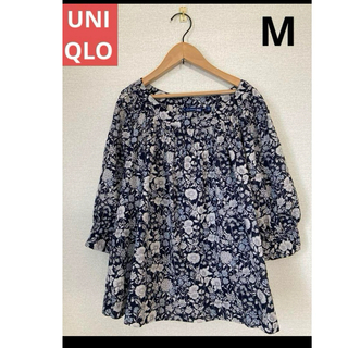 ユニクロ(UNIQLO)のUNIQLO スタジオサンダーソンコラボ Tシャツ アジアンフラワープリント(シャツ/ブラウス(長袖/七分))